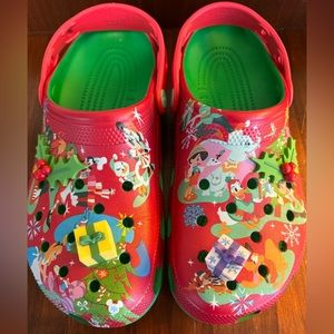 Disney holiday Christmas crocs size 10 womens and 8 men’s. Like new condition